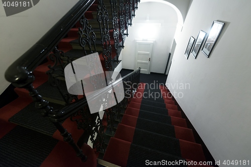 Image of Modern staircase in hotel