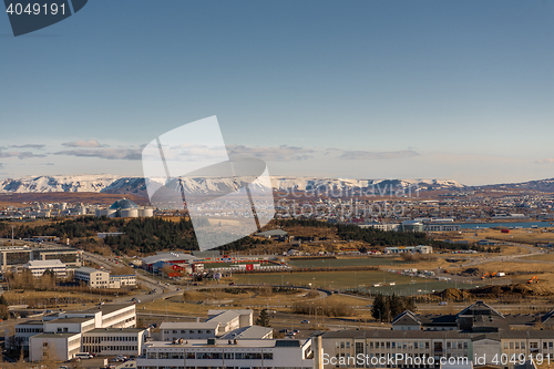 Image of Reykjavik from above