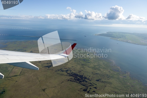 Image of Green terrian aerial view