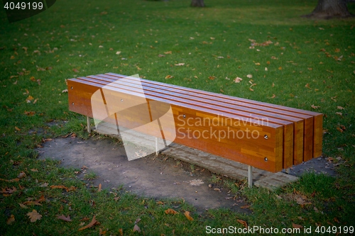 Image of Bench in the park