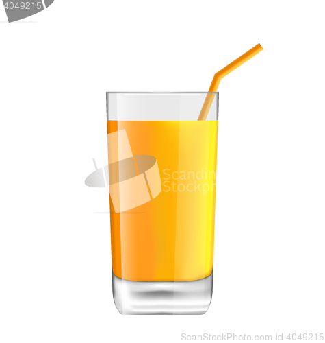 Image of Orange Juice in Glass