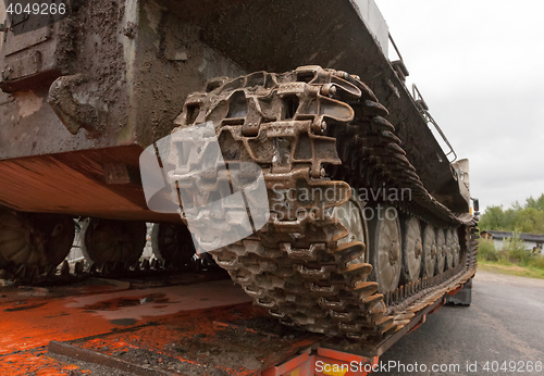 Image of The tracked vehicle