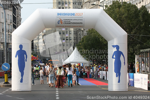 Image of Promotion of atletics on the street