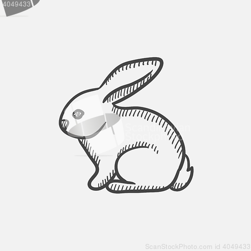 Image of Rabbit sketch icon.