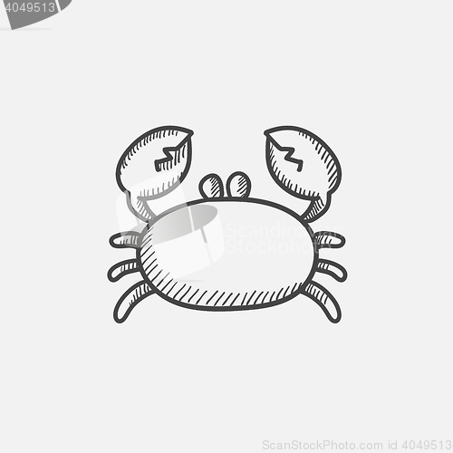 Image of Crab sketch icon.