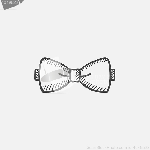 Image of Bow-tie sketch icon.