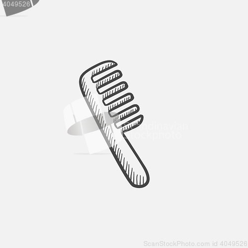 Image of Comb sketch icon.