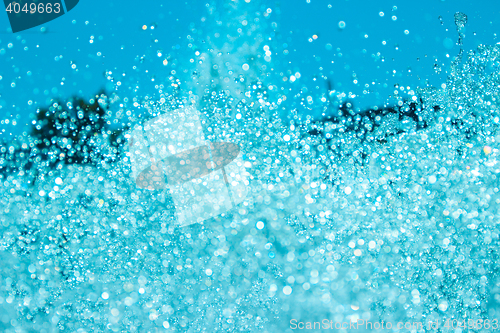 Image of blue water background