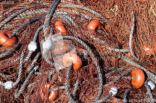 Image of Fishing nets out to dry