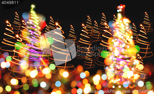 Image of abstract christmas tree