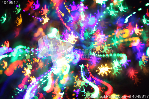Image of christmas abstract background