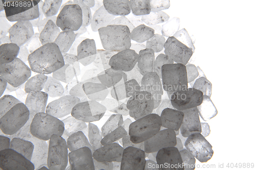 Image of white sugar crystal texture