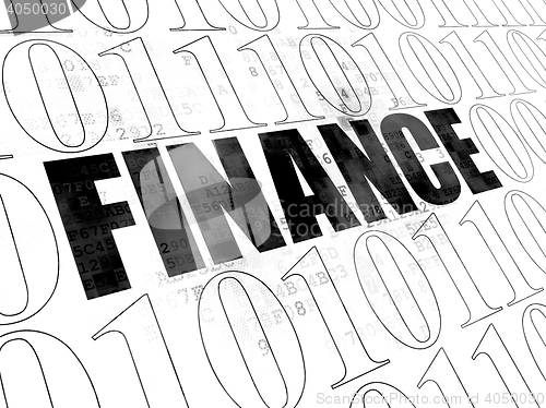 Image of Business concept: Finance on Digital background