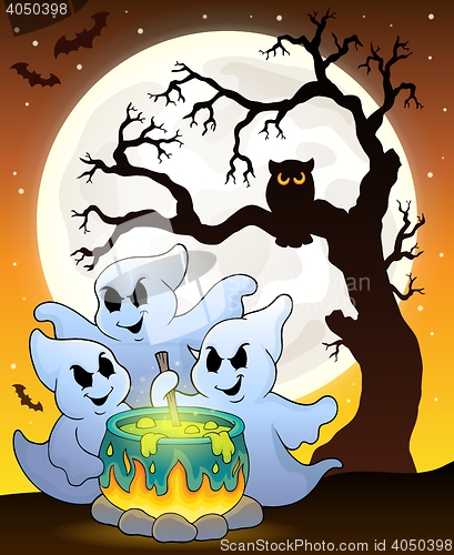 Image of Ghosts stirring potion theme image 6