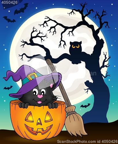 Image of Halloween cat theme image 9
