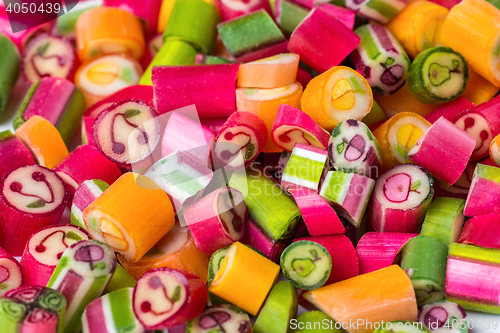 Image of The colorful jelly candies