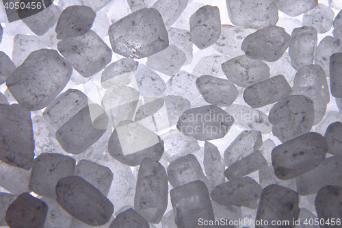 Image of white sugar crystal texture