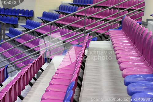 Image of stadium seats texture