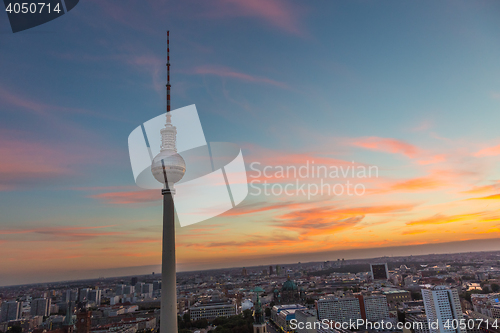 Image of Panoramic view of Berlin, Germany.