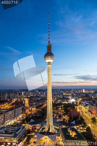 Image of Panoramic view of Berlin, Germany.