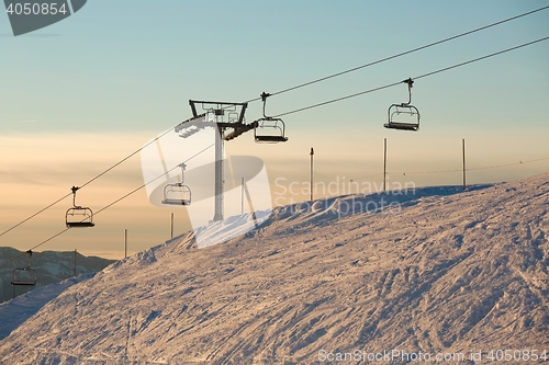 Image of Ski Lift Afternoon