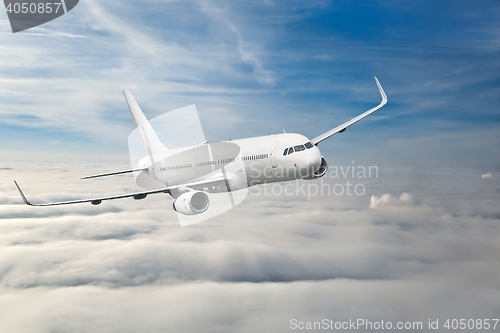 Image of Passenger Aircraft Mid-air