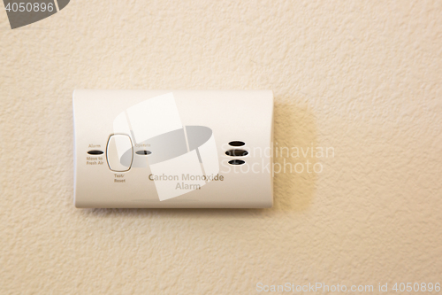 Image of Carbon Monoxide Alarm Attached to Wall