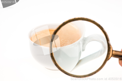 Image of Coffee cup isolated on white