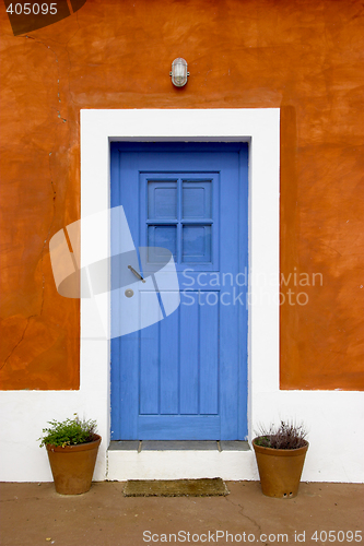 Image of Blue door