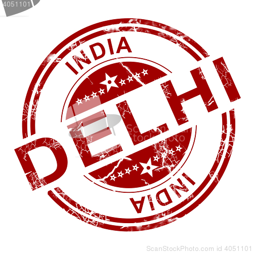 Image of Red Delhi stamp 