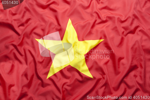 Image of Textile flag of Vietnam