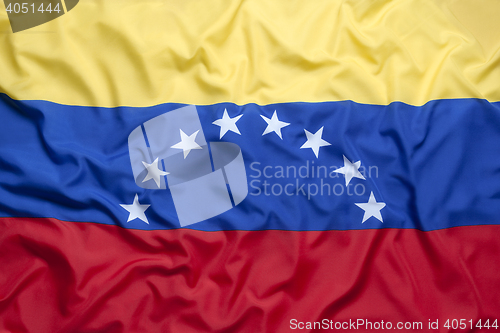 Image of Textile flag of Venezuela