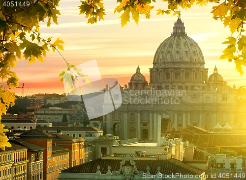 Image of Vatican in autumn