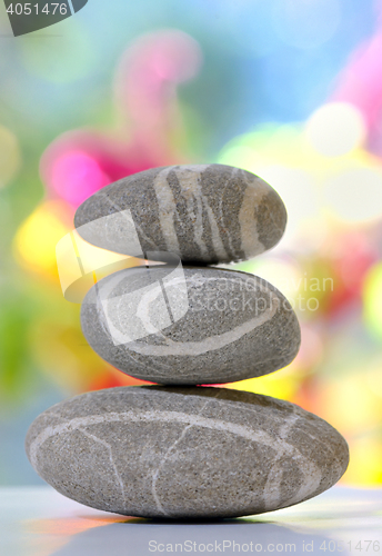 Image of Balanced stack of pebbles