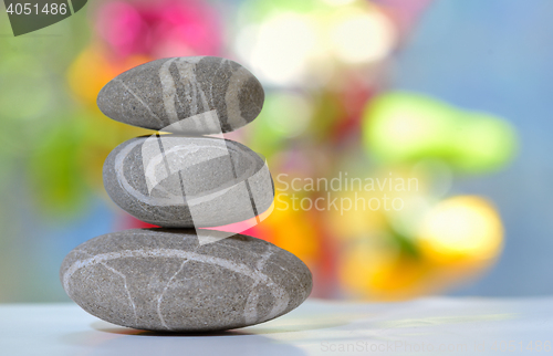 Image of Balanced stack of pebbles