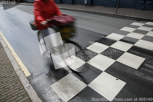 Image of Fast morning cyclist