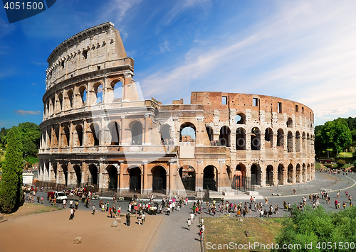 Image of Colosseum in summer