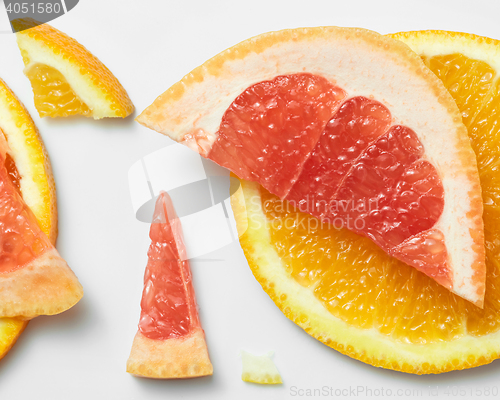 Image of Grapefruit and orange pattern