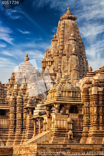 Image of Famous temples of Khajuraho, India