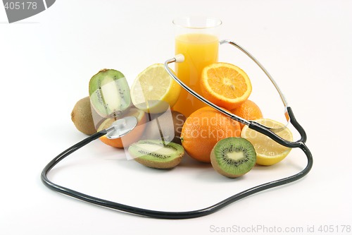 Image of phonedoscope and juice