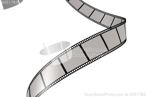 Image of Isolated film with white background