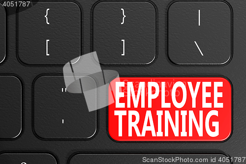 Image of Employee Training on black keyboard