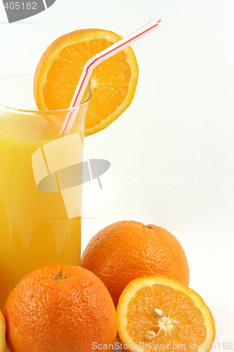 Image of glass orange juice