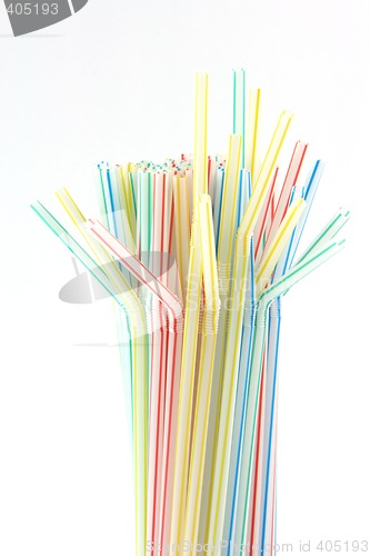 Image of multicolor straws