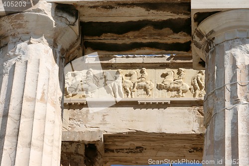 Image of scultures of parthenon