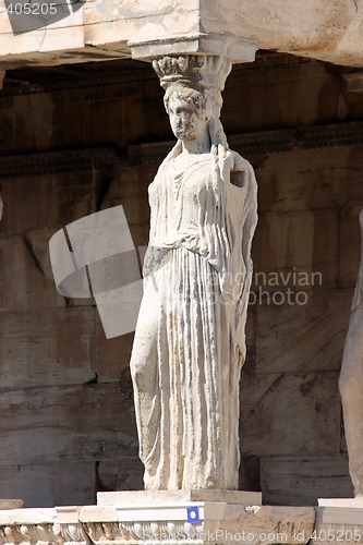 Image of caryatid alone