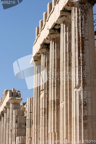 Image of pillars of parthenon