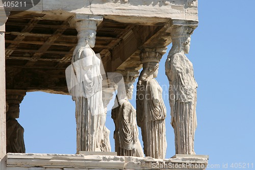 Image of porch of maidens and sky