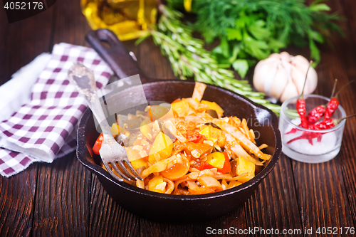 Image of fried vegetables