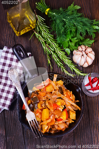 Image of fried vegetables